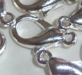 100gr (300 pezzi circa) - Moschettoni Argentati Piccoli